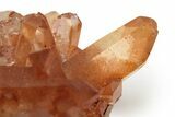 Tangerine Quartz Crystal Cluster - Brazil #229438-1